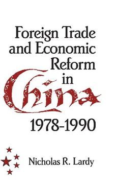 portada Foreign Trade and Economic Reform in China (en Inglés)