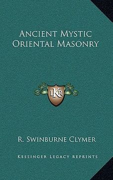 portada ancient mystic oriental masonry (en Inglés)