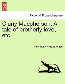 portada cluny macpherson. a tale of brotherly love, etc.
