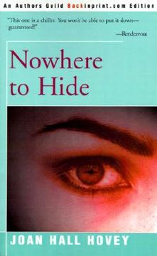 portada nowhere to hide (en Inglés)