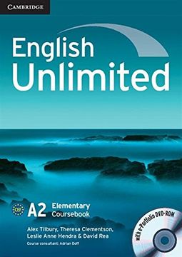 portada English Unlimited Elementary Cours With E-Portfolio 