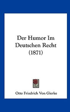 portada Der Humor Im Deutschen Recht (1871) (in German)