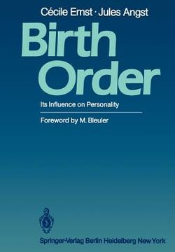 portada birth order: its influence on personality
