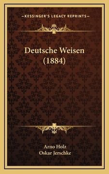 portada Deutsche Weisen (1884) (en Alemán)