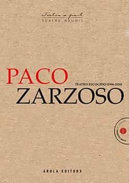 portada Paco Zarzoso Teatro Escogido (1966-2020)