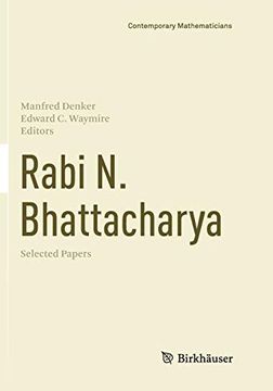 portada Rabi n. Bhattacharya: Selected Papers (Contemporary Mathematicians) (en Inglés)