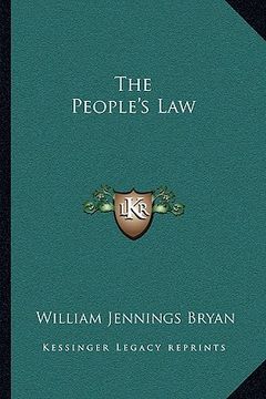 portada the people's law (in English)