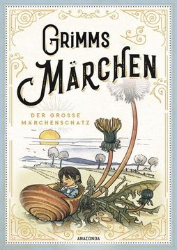 portada Grimms Märchen - Vollständige und Illustrierte Schmuckausgabe mit Goldprägung (in German)