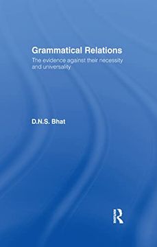 portada Grammatical Relations (in English)
