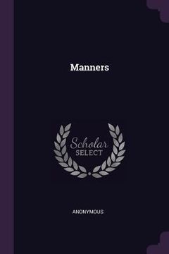 portada Manners (en Inglés)