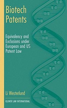 portada biotech patents: equivalency and exclusion under european and us patent law