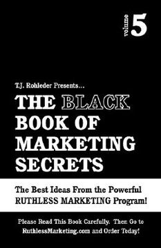 portada the black book of marketing secrets, vol. 5 (en Inglés)