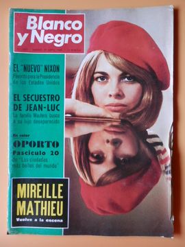 portada Blanco y Negro. 27 abril 1968. Mireille Mathieu. Nº 2921
