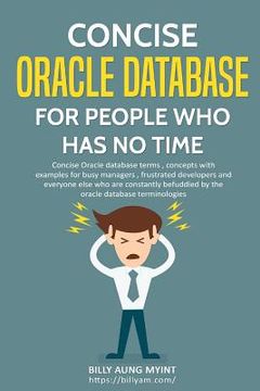 portada Concise Oracle Database For People With No Time (en Inglés)