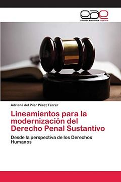 portada Lineamientos Para la Modernización del Derecho Penal Sustantivo