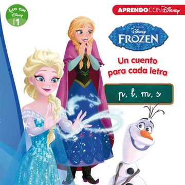 portada Frozen. Un Cuento Para Cada Letra: P, m, l, s (Leo con Disney - Nivel 1) (in Spanish)
