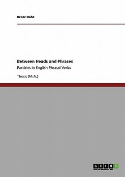portada between heads and phrases (en Inglés)