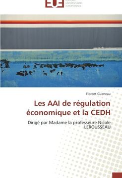 portada Les Aai de Regulation Economique Et La Cedh