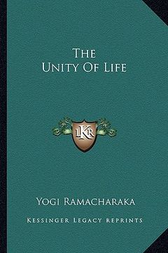 portada the unity of life (en Inglés)
