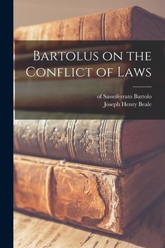 portada Bartolus on the Conflict of Laws (en Inglés)
