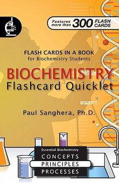 portada biochemistry flashcard quicklet (en Inglés)