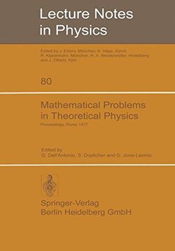 portada mathematical problems in theoretical physics: international conference held in rome, june 6 - 15, 1977