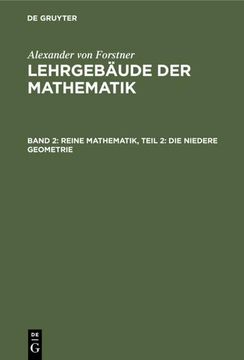 portada Reine Mathematik, Teil 2: Die Niedere Geometrie (en Alemán)