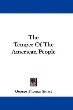 portada the temper of the american people (in English)