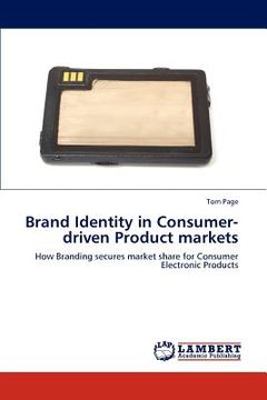 portada brand identity in consumer-driven product markets (en Inglés)