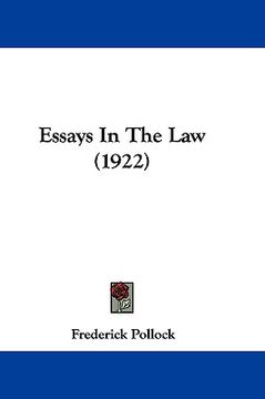 portada essays in the law (1922) (en Inglés)