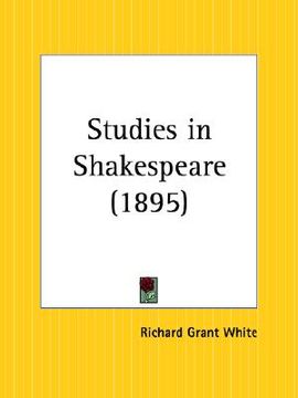 portada studies in shakespeare (en Inglés)