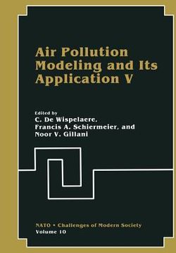 portada Air Pollution Modeling and Its Application V (en Inglés)