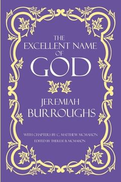 portada The Excellent Name of God (en Inglés)