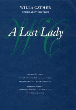 portada a lost lady (en Inglés)