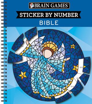portada Brain Games Sticker by Number Bible (en Inglés)