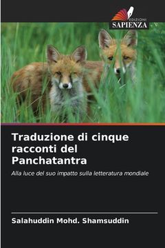 portada Traduzione di cinque racconti del Panchatantra (en Italiano)
