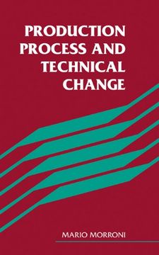 portada Production Process and Technical Change Hardback (en Inglés)