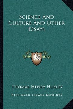 portada science and culture and other essays