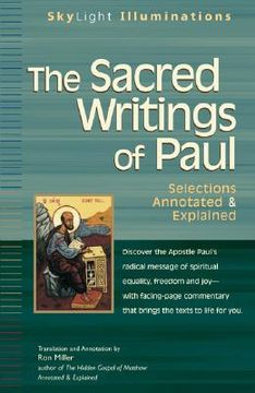 portada the sacred writings of paul: annotated & explained (en Inglés)