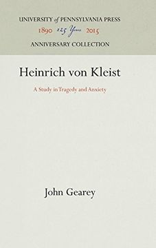 portada Heinrich von Kleist: A Study in Tragedy and Anxiety 