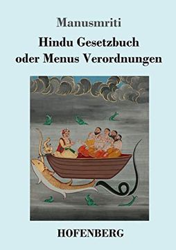 portada Hindu Gesetzbuch Oder Menus Verordnungen 