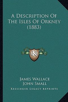 portada a description of the isles of orkney (1883) (in English)