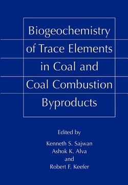 portada biogeochemistry of trace elements in coal and coal combustion byproducts (en Inglés)