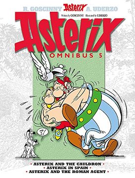 portada Asterix Omnibus 5: Includes Asterix and the Cauldron #13, Asterix in Spain #14, and Asterix and the Roman Agent #15 (en Inglés)