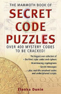 portada The Mammoth Book of Secret Code Puzzles (en Inglés)
