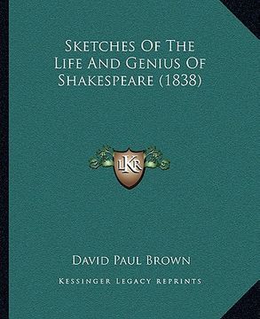 portada sketches of the life and genius of shakespeare (1838) (in English)