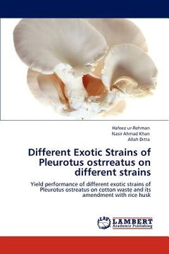 portada different exotic strains of pleurotus ostrreatus on different strains (en Inglés)
