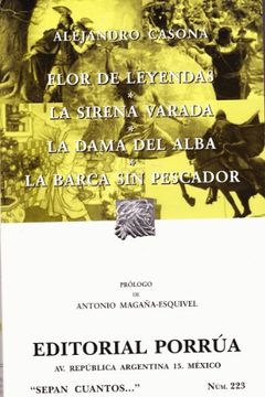 portada Flor de Leyendas / La Sirena Varada / La Dama del Alba / La Barca sin Pescador.