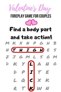 portada Valentine's day Foreplay Game for Couples: Word Search Challenge for Adults | Large Print | Romantic & Naughty Puzzle Book | Gift for Boyfriend, Girlfriend, Husband or Wife (en Inglés)