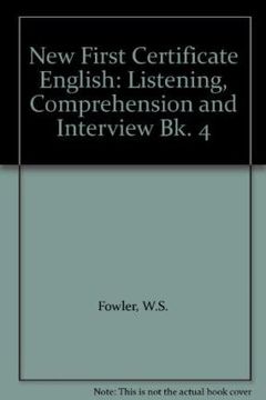 portada New First Certificate English: Listening Comprehension and Interview (Papers 4 & 5): Book 4 (New First Certificate English) (in N)